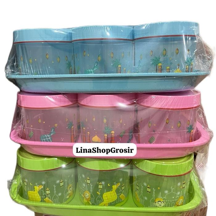 PREMIUM [NATO]TOPLES NATO NAMPAN SET 7IN1/TOPLES NAMPAN LEBARAN/TOPLES NATO KIMPLAST