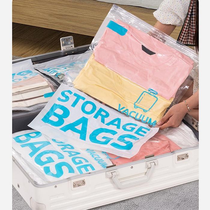 PREMIUM U-Living Plastik Vacuum Bag Hand Roll Plastik Penyimpanan Linting Tanpa Lubang Pakaian Baju