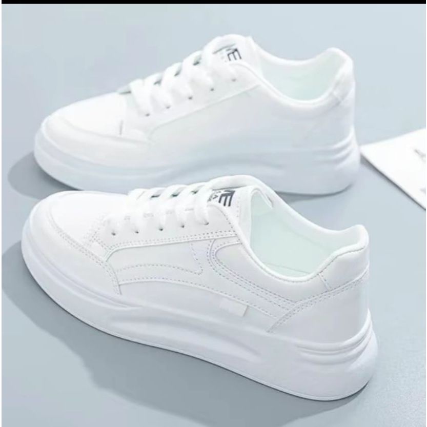 BEST SELLER SEPATU SNEAKERS WANITA SEPATU PUTIH WANITA FREYA KOREAN STYLE COOCOK UNTUK NGEMALL