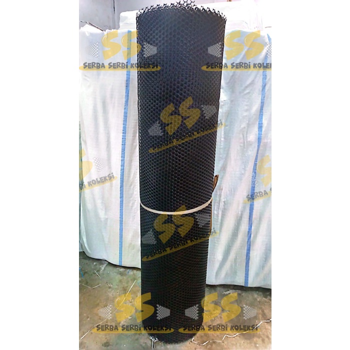 PREMIUM Kawat Jaring Plastik HDPE bentuk HEXAGONAL per ROLL 25 meter lebar 1,2 m