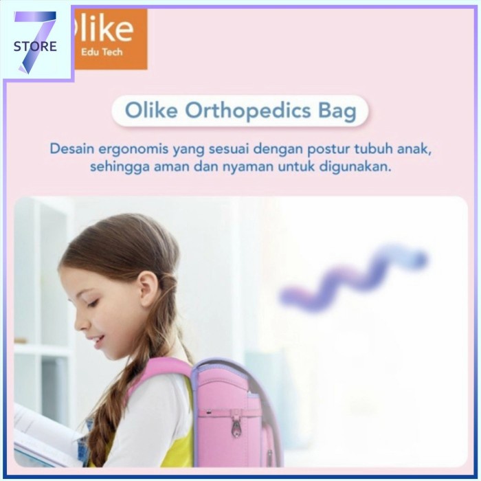 PREMIUM OLIKE BAG SMAIL ORTHOPEDIC TAS SEKOLAH ANAK ORIGINAL OLIKE