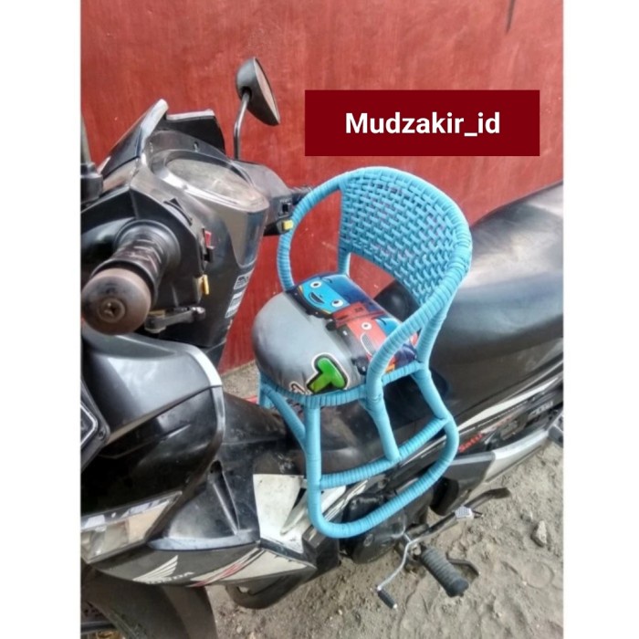 PREMIUM Kursi rotan anak motor bebek/boncengan anak motor gigi