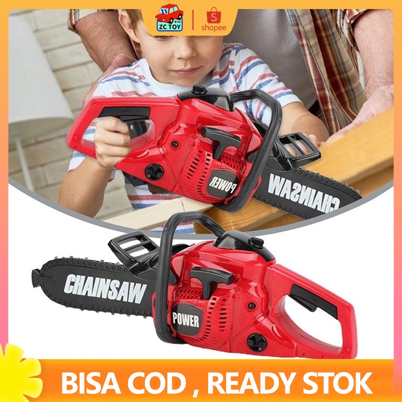 PROMO / ZCTOY Mainan Simulasi Mesin Gergaji Mainan Chainsaw Elektrik Anak Untuk Anak Laki Hadiah