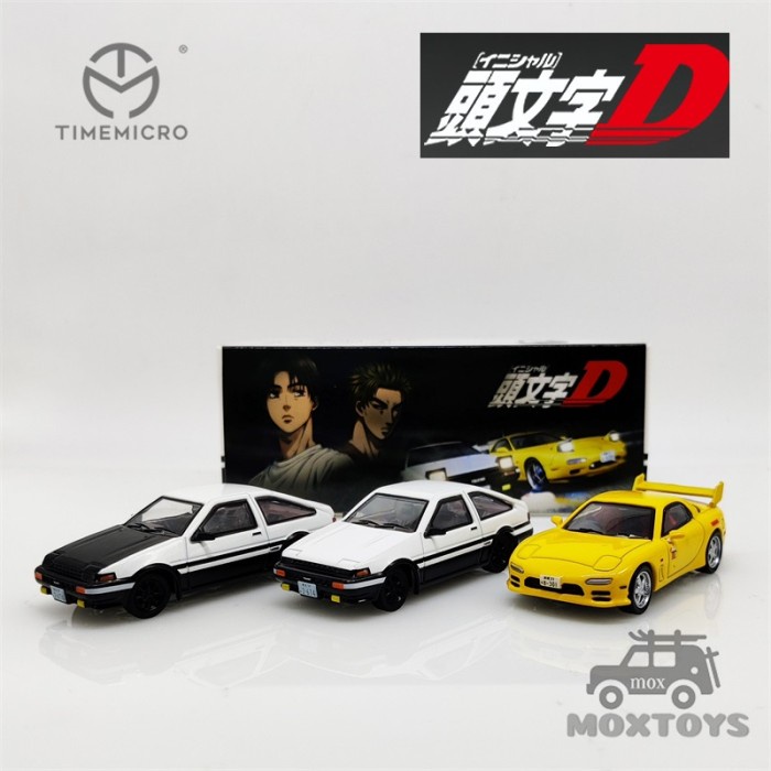 Timemicro Miniatur Diecast Mobil Dream Initial D Mazda RX7 / Toyota