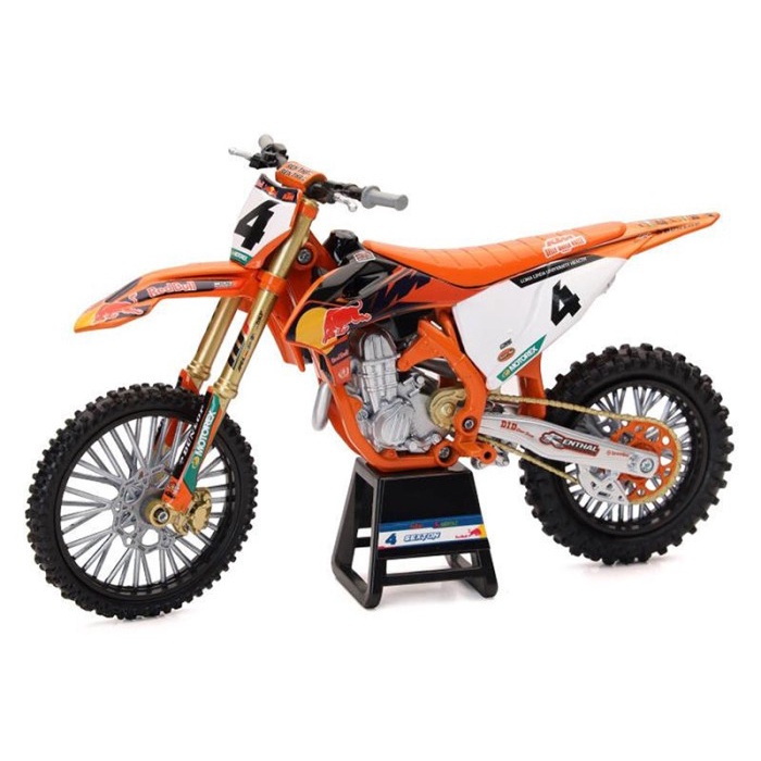 NewRay 58473 Red Bull KTM Motorcycle 450SX-F Chase Sexton #4 1/12 Scale