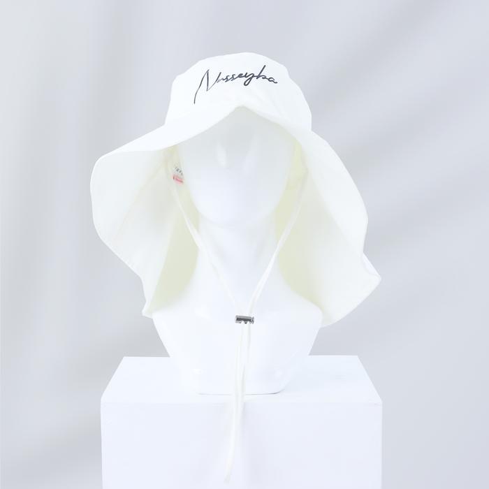 Nusseyba - Ishana Bucket Hat - Topi Umrah Wanita - Topi Haji Dan Umrah - Outfit Ootd Pantai Wanita -