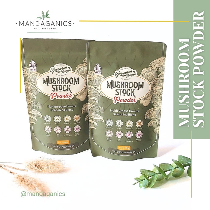 

Sale Terbatas Kaldu Bubuk Jamur Organik By Djoeragan Rempah Mushroom Stock Powder Non Msg Gluten