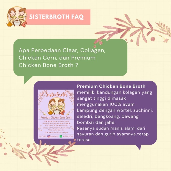 

Sale Terbatas Premium Chicken Bone Broth Aman
