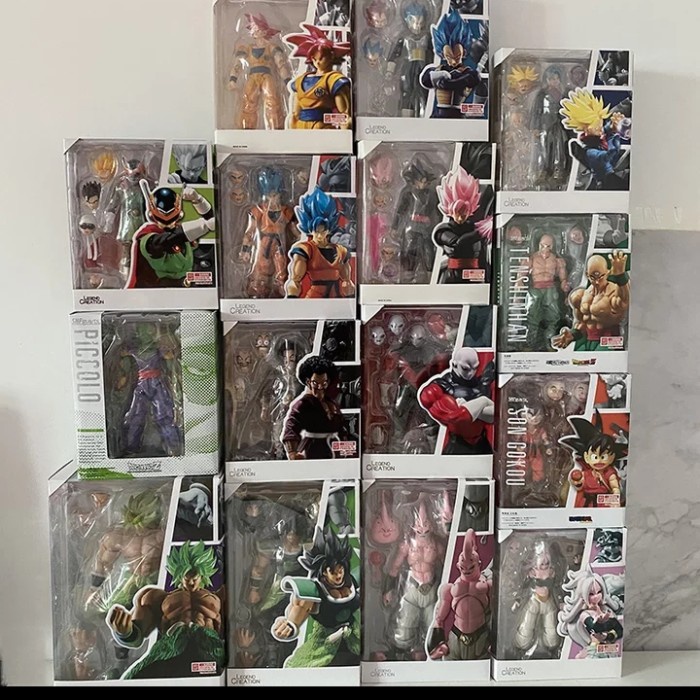 Shf Dragon Ball Kai Super KWS Super Saiyan Goku Vegeta Broly Figure