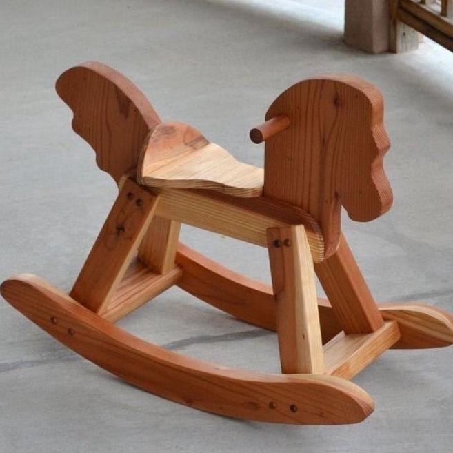 Mainan Edukasi - Kuda Kudaan Kayu Goyang - Mainan Anak - Kayu Mahoni