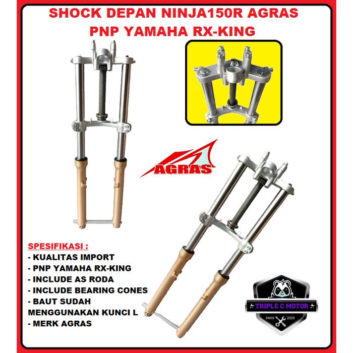 Agras Shock Depan Ninja150R As Skok Pnp Rx-King Rx King Gold Crom