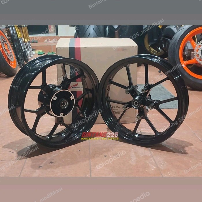 VELG VROSSI COBRA R25 / MT25 DOUBLE DISK DEPAN LEBAR