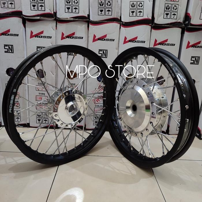 VELG RING 14 BEAT VARIO SCOOPY GENIO SPACY SEPASANG ORIGINAL RING 14 - VELG ROSSI ORIGINAL