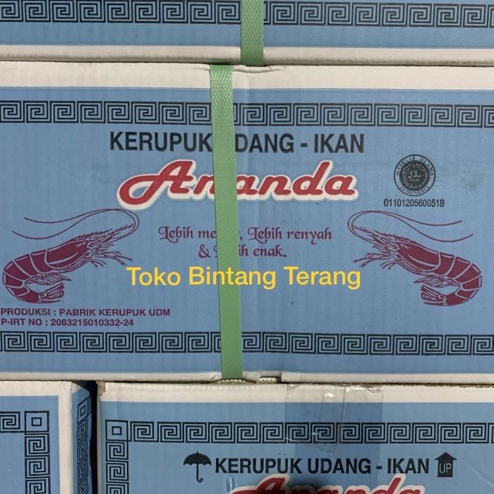 

Kerupuk/Krupuk Udang Ikan Ananda Gondang Besar 1 Dus/Karton/Bal 6 kg