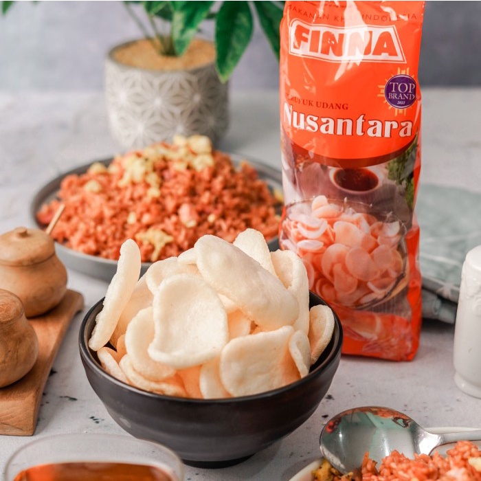 

Finna / Kerupuk Udang Nusantara / Prawn Cracker Halal / 380 Gr 380gr