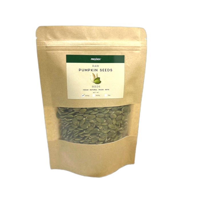 

Raw Pumpkin Seeds / Biji Labu Mentah 200g - Cemilan, Snack, Healthy