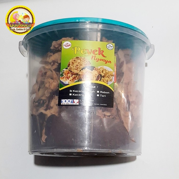

Peyek Kacang Tanah Toples / Keripik Rempeyek - Duo Bocil Snack