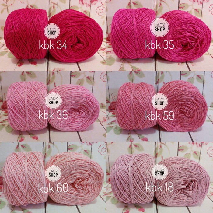 MNTB" BENANG RAJUT KATUN BALI SMALL PLY (KBK 49)