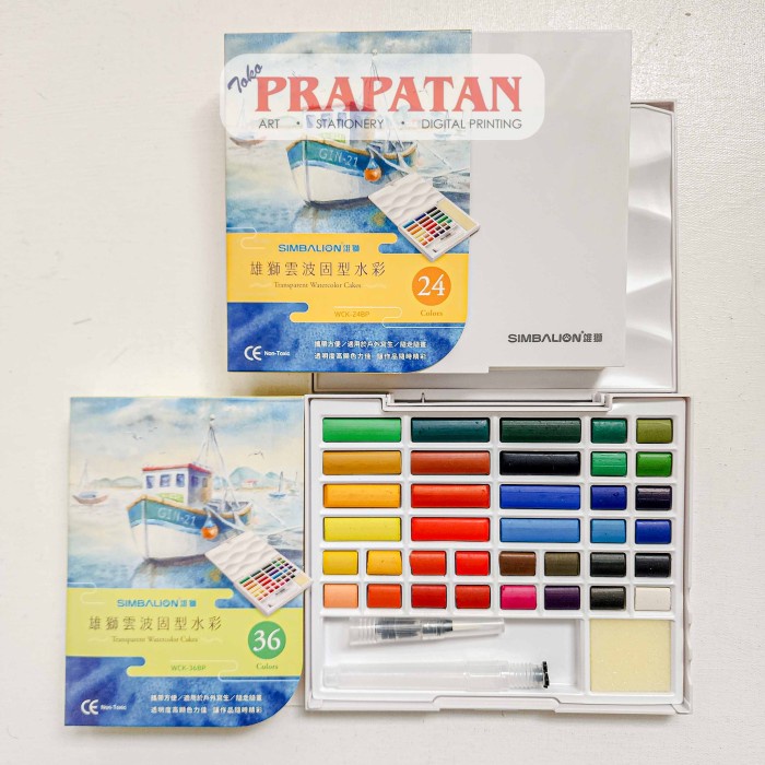 

TERLARIS Simbalion Transparent Watercolor Cakes Set WCK Cat Air Set