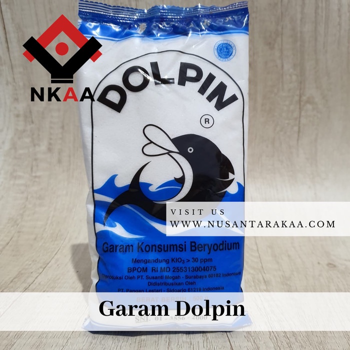 

Sale Terbatas Garam Dolpin 500Gr 1 Dus Isi 24 Aman