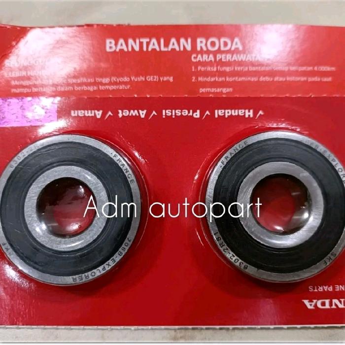 BEARING RODA BELAKANG (SET 2PCH) 6302RS/6302RS CB150R STREETFIRE NEW LED CBR150R NEW LED, CB150R