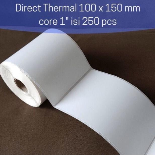 

Viral Sticker Label Barcode Tempel 100 X 150Mm Kertas Sticker Label Resi Packing Aman