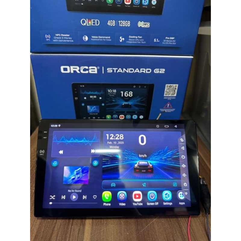 Headunit Android 9 Inch ORCA ADR-9988 Standard G2 Ram 4GB/128GB NFC QLED