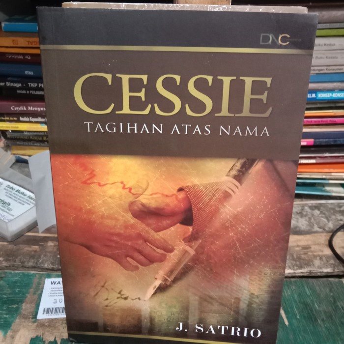 

SALE !!! CESSIE TAGIHAN ATAS NAMA BY J SATRIO ORIGINAL READYY