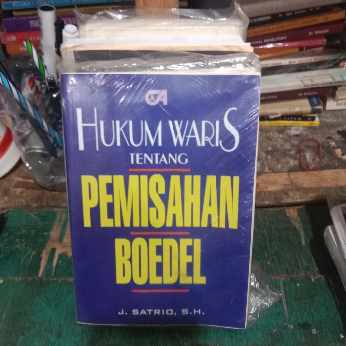 

SALE !!! HUKUM WARIS TENTANG PEMISAHAN BOEDEL BY J SATRIO READYY
