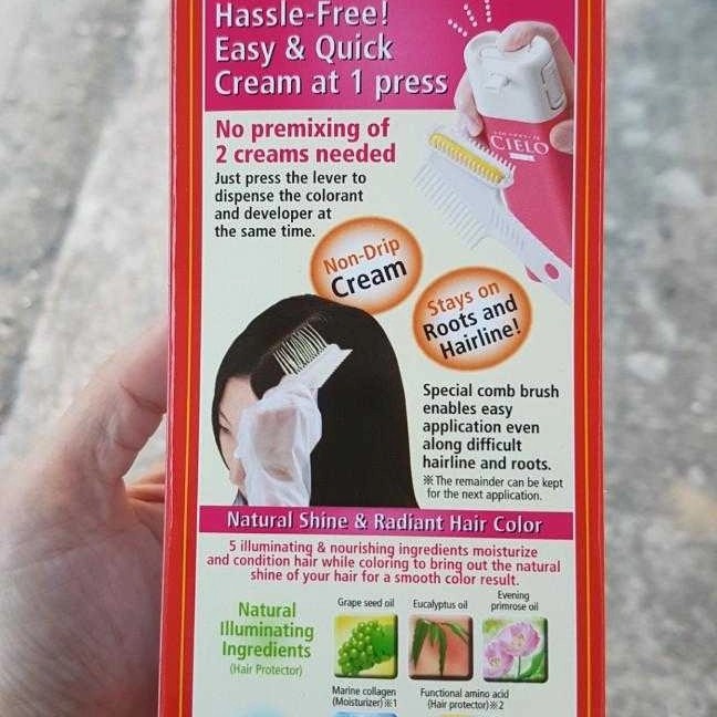 SALE TERBARU CIELO HAIR DYE CAT RAMBUT JEPANG HITAM COKLAT GELAP UBAN PASTA READYY