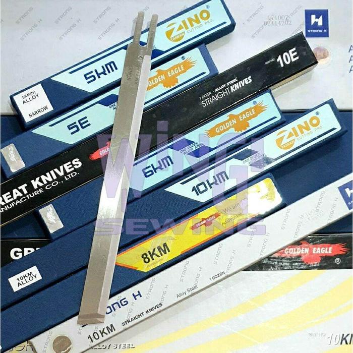 

GRADE A Mata Pisau Mesin Potong Kain Lurus KM Cutting Machine Knives