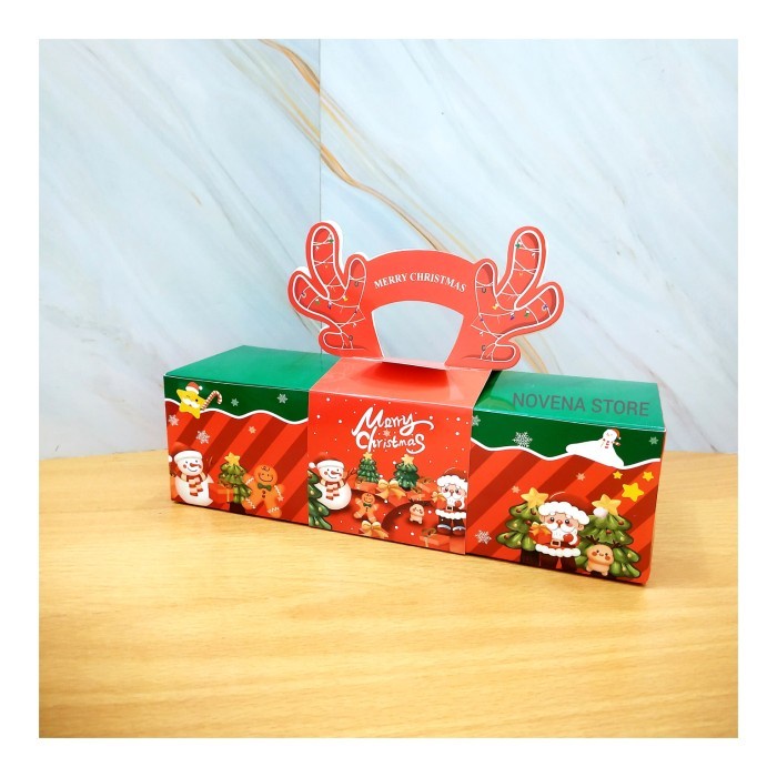 (Expert) BOX NATAL KOTAK DUS NATAL KUE BROWNIES COOKIES HAMPERS NATAL