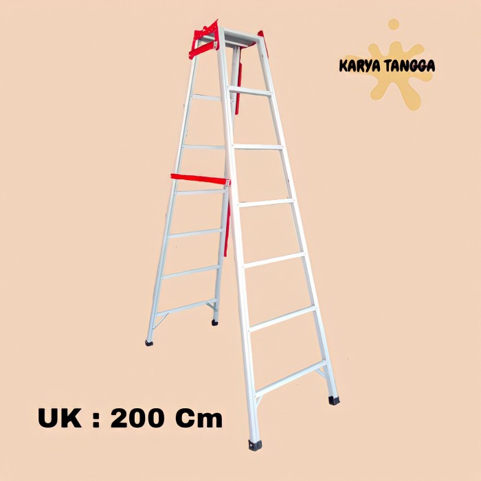 Tangga Lipat Aluminium 2 M/ 200 Cm