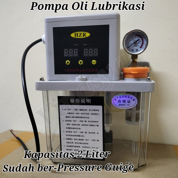 Pompa Oli 2L Pompa Lubrikasi Otomatis Oil Pump Automatic Cnc Injection