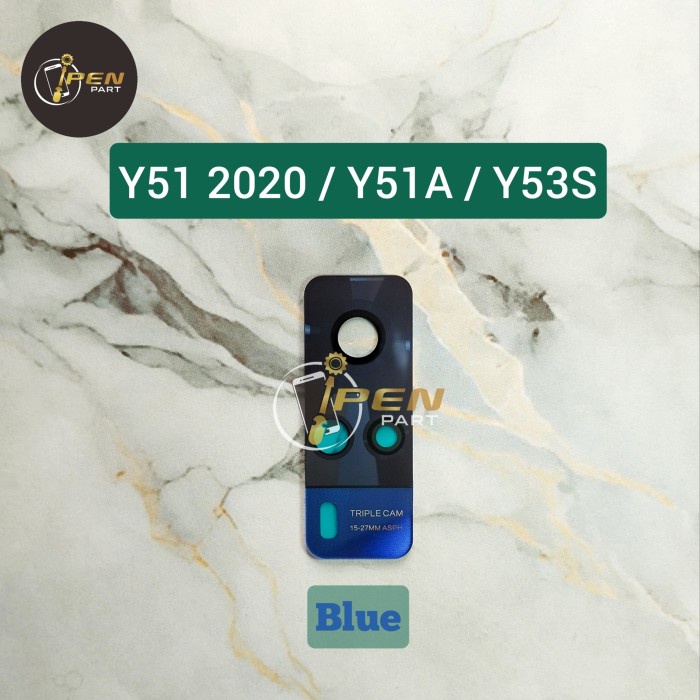 Kaca Kamera Vivo Y51A Y51 2020 Y53S Lensa Kamera Lens Belakang
