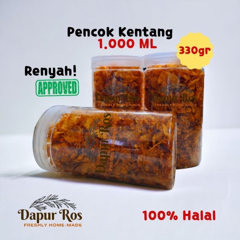 

A Pencok Keripik Kentang Ebi Jakarta Khas Betawi Snack Makanan Ringan Renyah Buatan Rumahan Halal