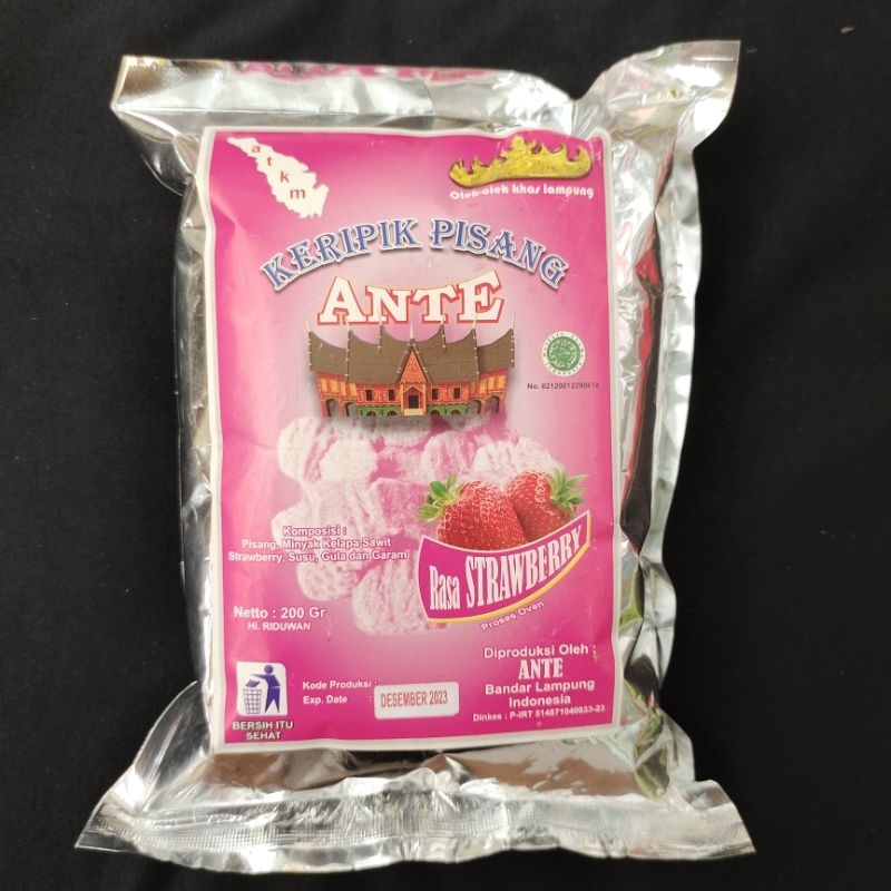 

A Keripik Pisang Lampung Ante Varian Rasa