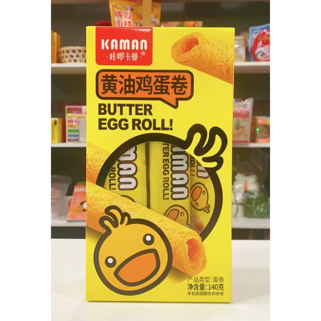 

A Kaman Crispy Roll Butter Coconut Egg Roll Cheese Flavor 140Gram