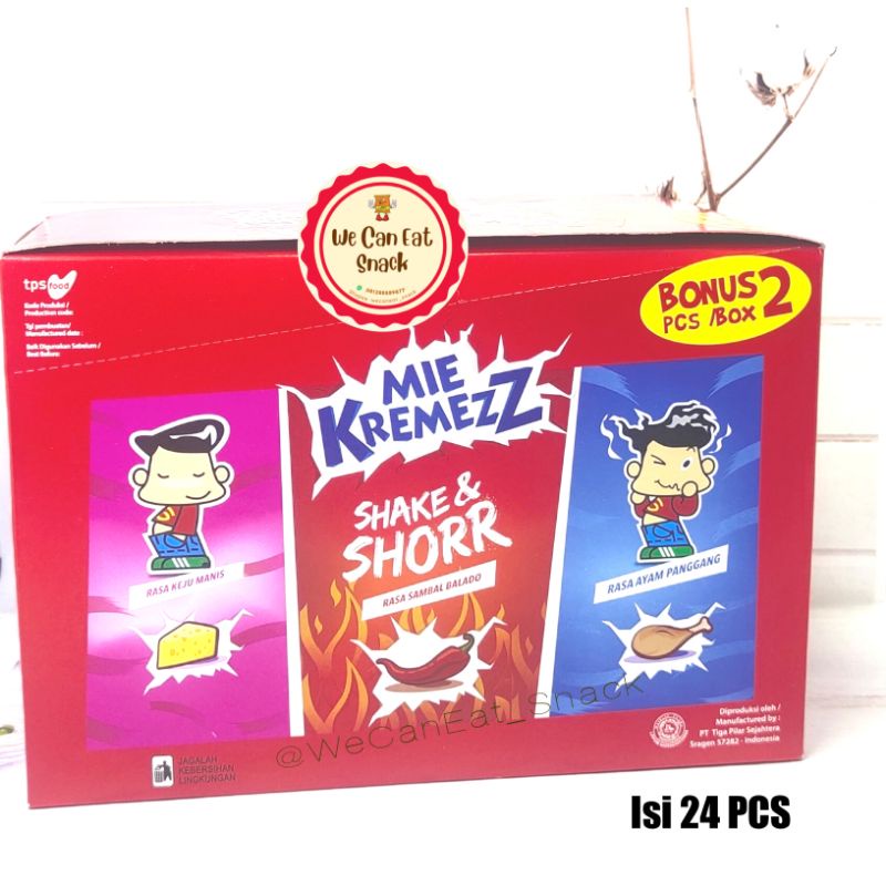 

A Snack Mie Kremez Shorr Sor 1 Box Isi 20 Pcs