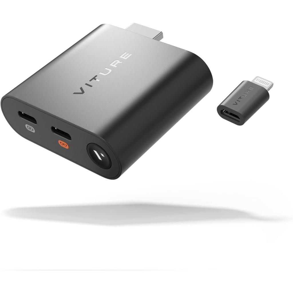 VITURE HDMI XR Adapter for iPhone 14 & Earlier Models, Enabling MultiScreen/Enhanced 3DoF/VR Videos