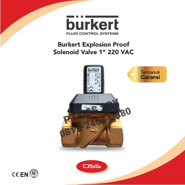 Burkert Weather Proof Solenoid Valve 1 Inch
