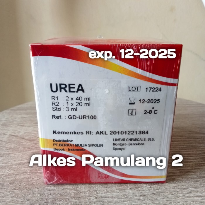 reagen urea glory 2x50ml - Ureum - BUN