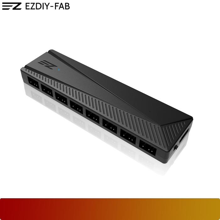 EZDIY-FAB 12V RGB to 5V ARGB Converter and Fan Hub (EZDPC174-1)