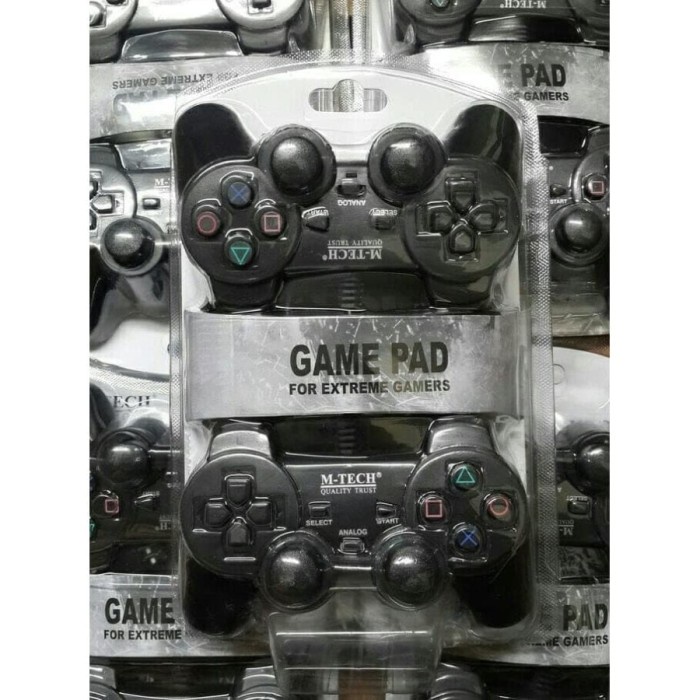 [BestSeller] Stik PS PC JOYSTICK PC Laptop Gamepad Double Transparan Usb