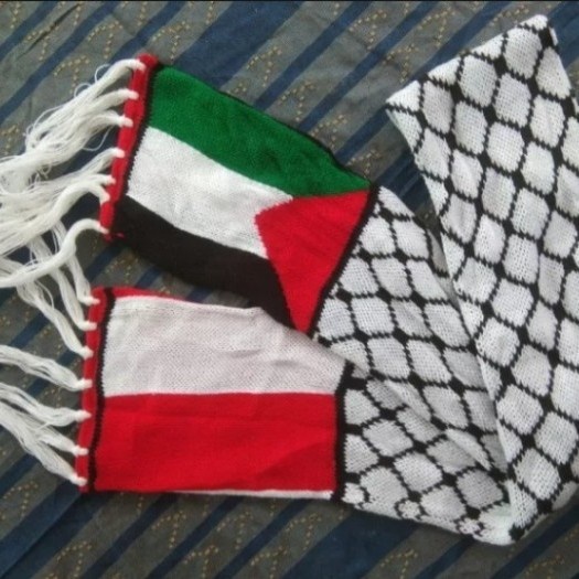 (TopSeller) SYAL PRIA PALESTINA RAJUT TEBAL / syal pria wanita palestina