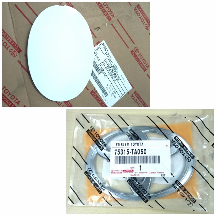 PREMIUM Emblem + Dudukan kaki 2 Cover ban serep T Rush. 2016.2018 Original