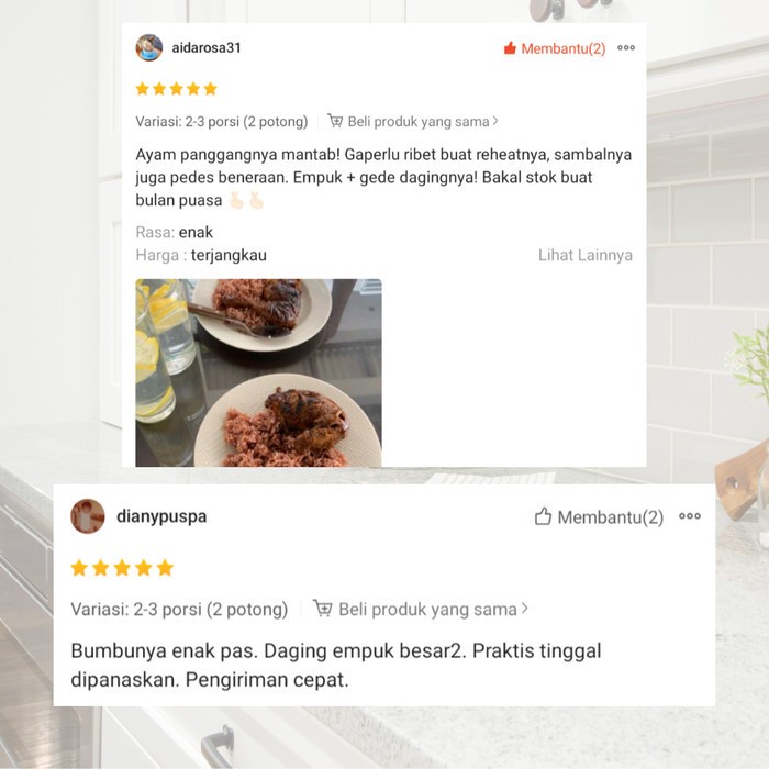 

(TopSeller) (DARMOJO) AYAM PANGGANG FROZEN 1/2 EKOR
