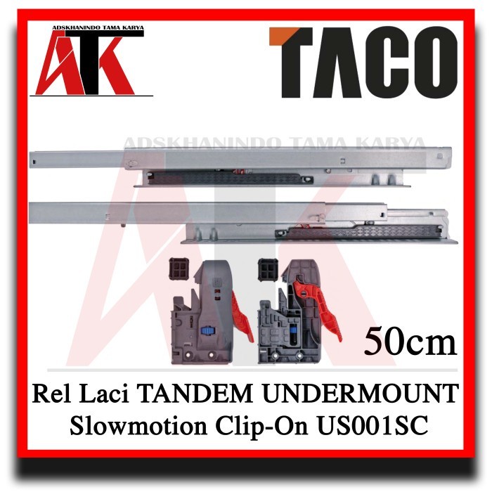 (TopSeller) Rel Laci Tandem Undermount TACO US001SC 50cm