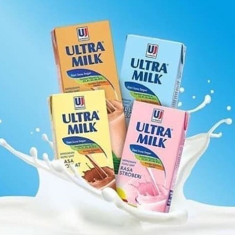 

(TopSeller) SUSU ULTRA UHT ULTRA MILK DUS 200 ML RASA COKLAT FULL CREAM STAWBERRY MURAH
