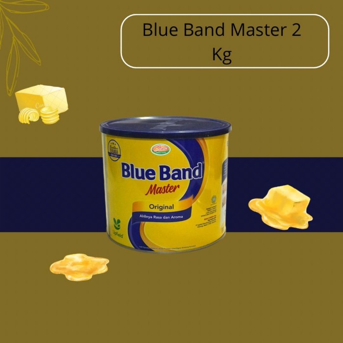 

(TopSeller) margarine mentega blueband master 2kg serbaguna